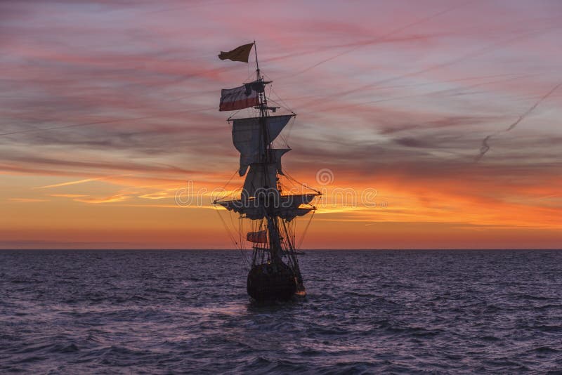 Pirate Ship stock photo