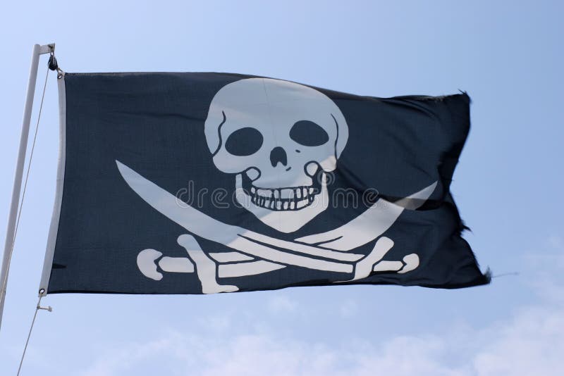 Pirates flag stock image Pirates flag stock image