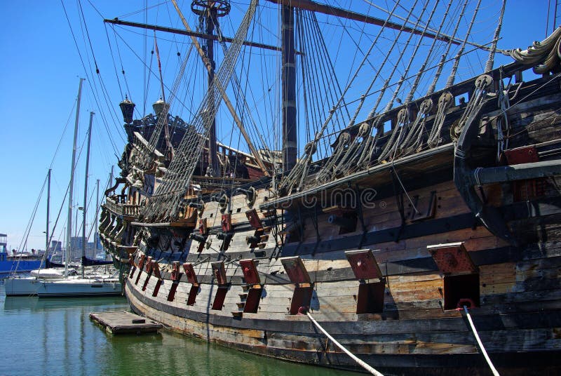 Pirates' Ship stock photography