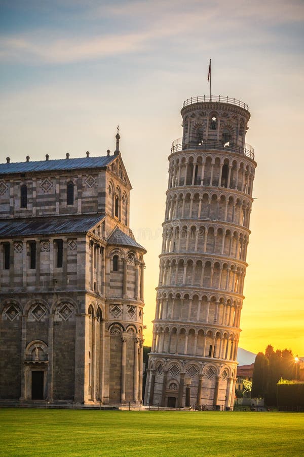 Pisa, Italy stock photo. Image of sunrise, tourism, italy - 100855890