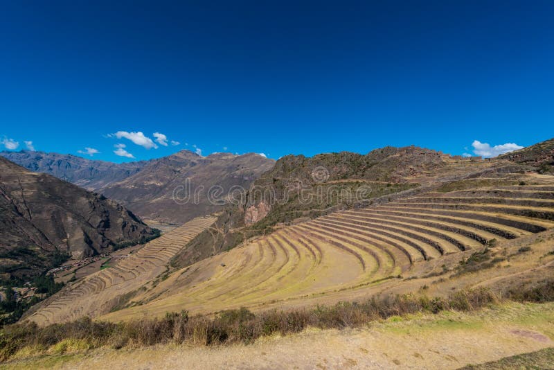 Pisac rujnuje peruvian Andes Cuzco Peru