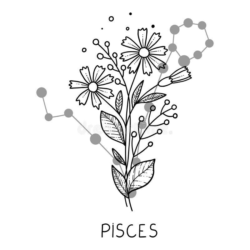 Share 84+ pisces flower tattoo - thtantai2