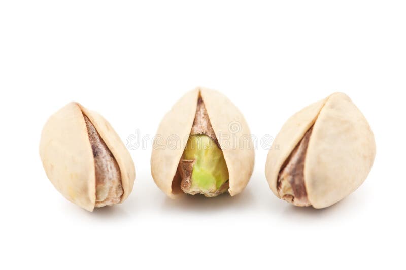 Pistachio nut isolated on white. Pistachio nut isolated on white