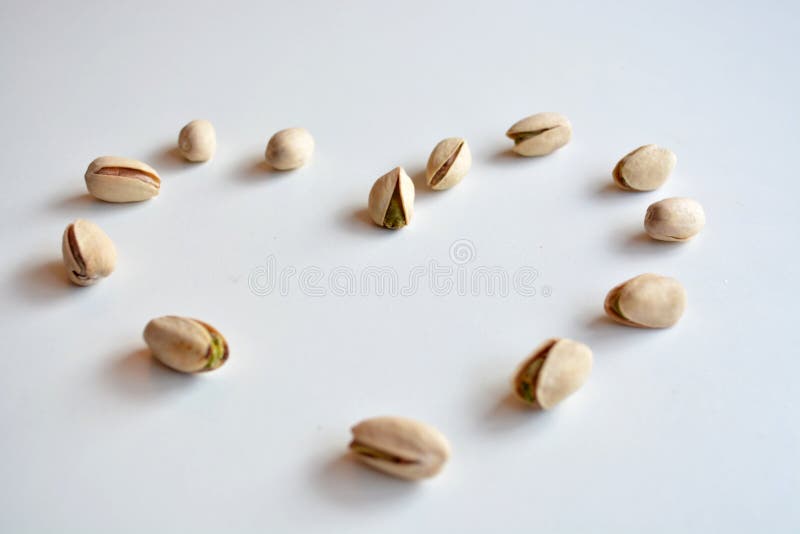 Pistachio stock photo. Image of heart, nature, table 81731758