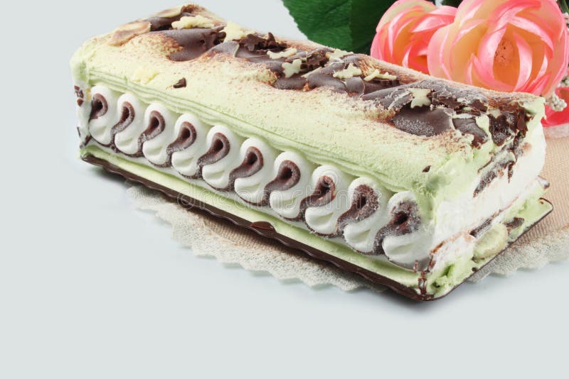 Pistachio ice cream stock photo. Image of cake, cream 32056880