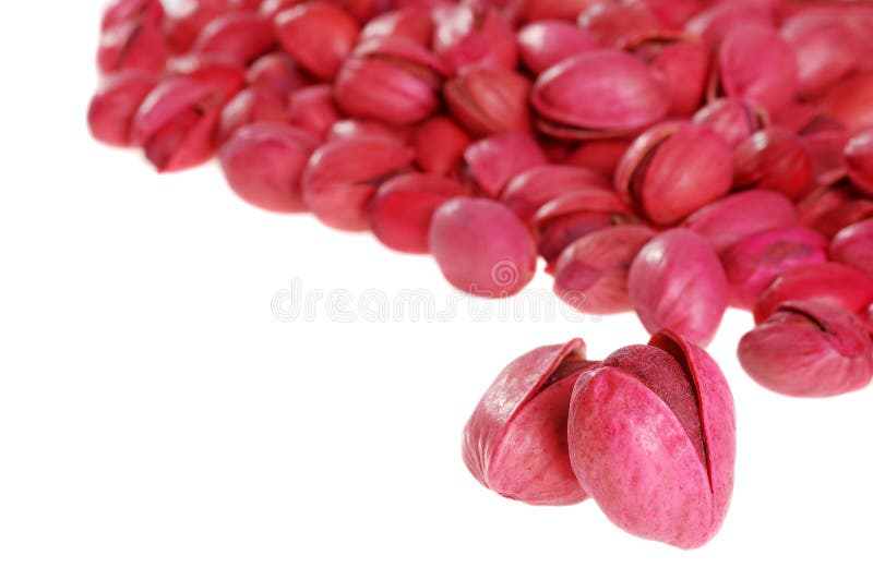 Pistachio nut stock image. Image of pink, closeup, diet 15375509
