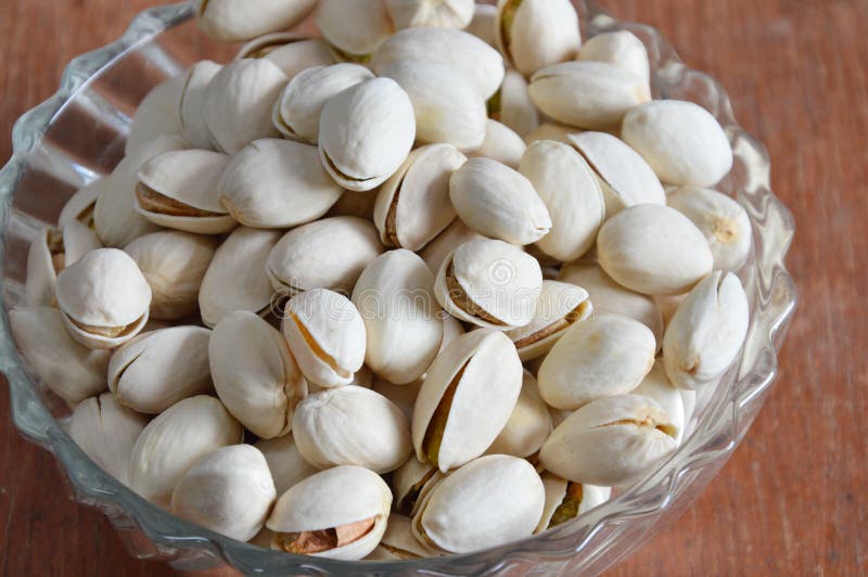 Pistachio Nut in Glass Bowl Stock Photo Image of protein, product