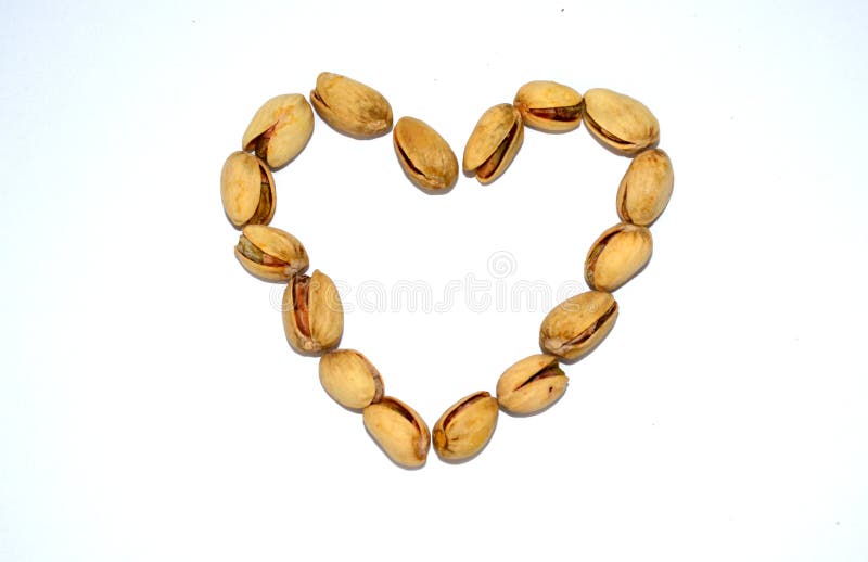 Pistachios stock photo. Image of vitamins, white, heart 84163262