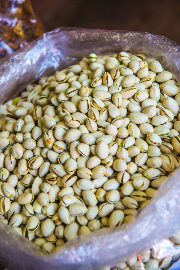 Pistachios Nuts in Plastic Bag Stock Image Image of macro, appetizer