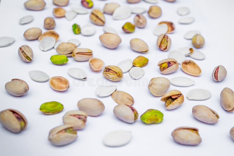Pistachios and Peanuts stock photo. Image of pine, healthy 161855322