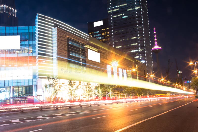 Piste chiare immagine stock