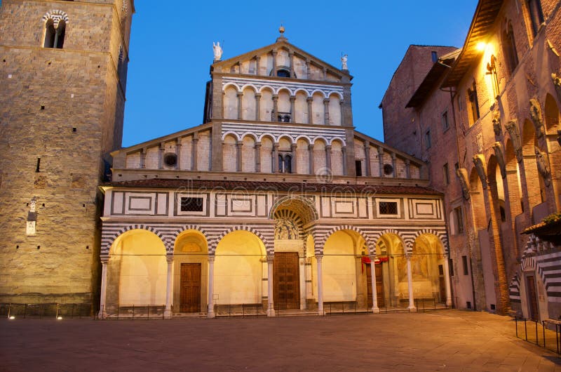 Pistoia old cathedral church monument