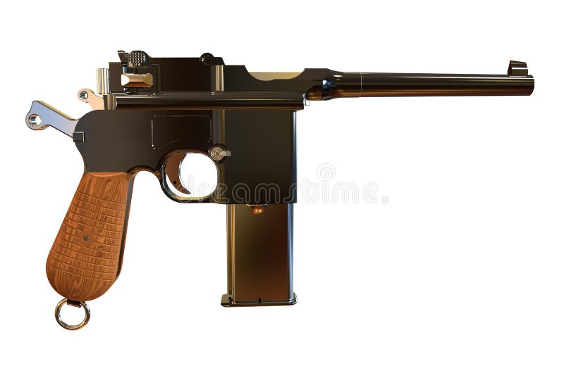 Pistol stock illustration