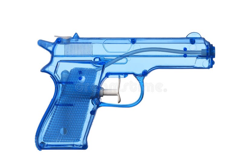 Uma Arma Colorida Da Mão Da Pistola Do Brinquedo Imagem de Stock