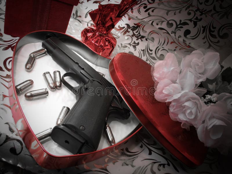 Pistole-Valentinsgruß