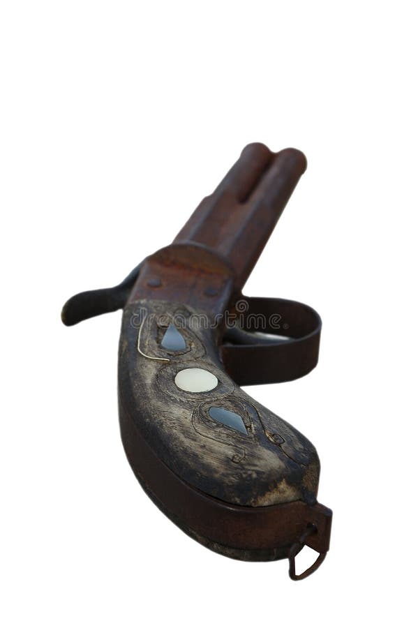 Pistolet antique II (barré) photographie stock libre de droits Pistolet antique II (barré) photographie stock libre de droits