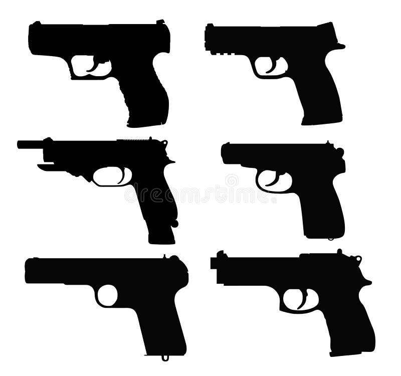 Pistols vector illustration