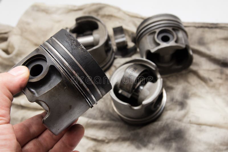 Piston from the car stock photo. Image of mechanics, steel 64426464