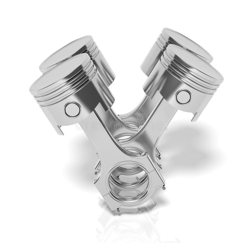 Piston de moteur de voiture illustration de vecteur Piston de moteur de voiture illustration de vecteur