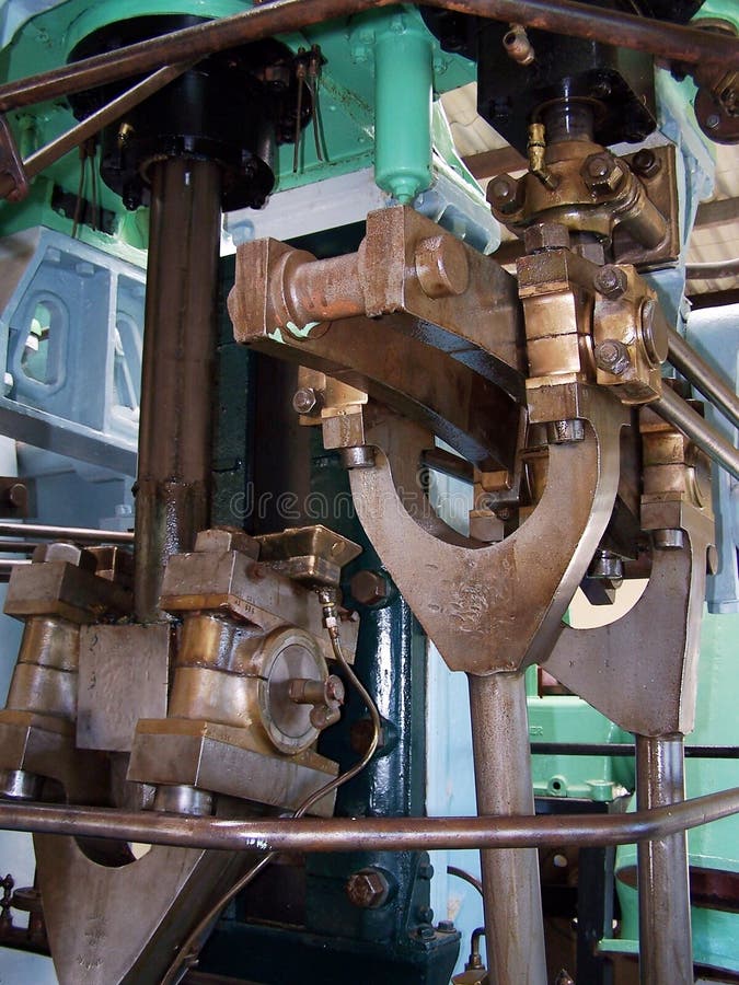 Steam piston stock photo. Image of wheel, vintage, steam 1265700