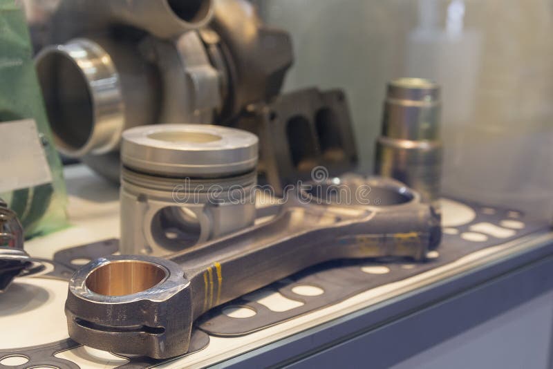 Piston Rods and a Variety of Spare Parts and Accessories Engine Stock