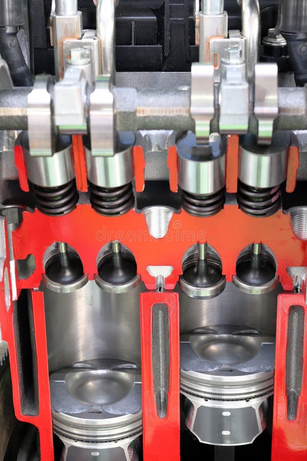 Pistons Et Moteur De Voiture De Valves Photo stock Image du partie