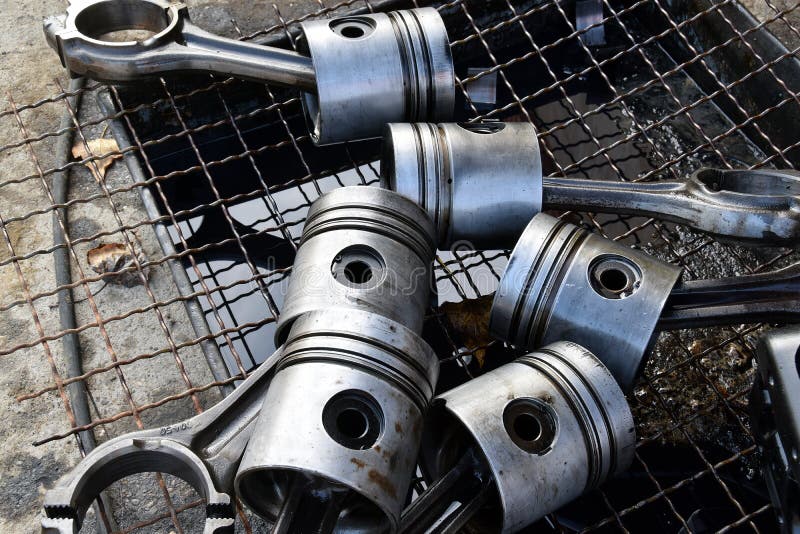 The Pistons for Truck Engine Stock Image Image of details, iron 79562907