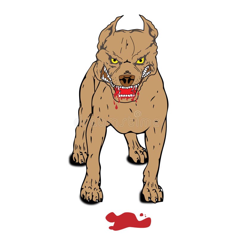Pit bull stock illustration