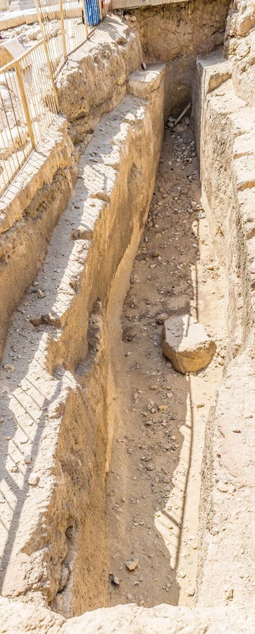 The pit where the solar barge was stored royalty free stock photo The pit where the solar barge was stored royalty free stock photo
