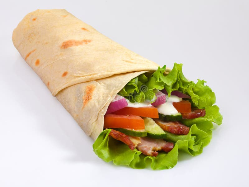 Pita. Kebab. Burrito stock photo. Image of meal, barbecue 48824446