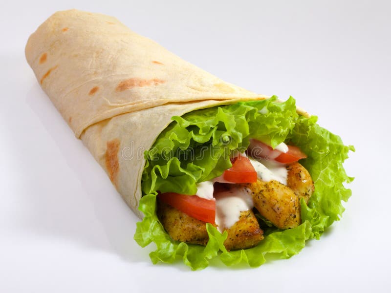 Pita. Kebab. Burrito