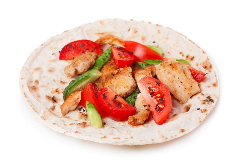 Pita γυροσκοπίων στοκ φωτογραφία Pita γυροσκοπίων στοκ φωτογραφία