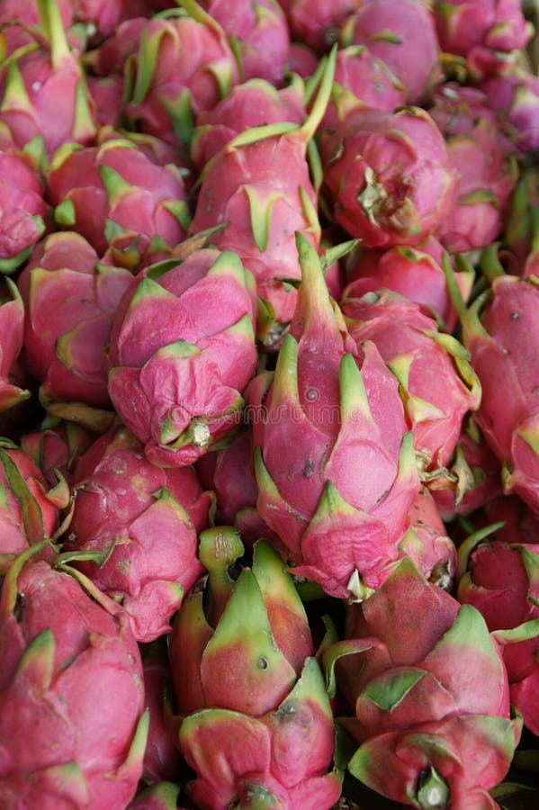 Pitaya - dragon fruit stock image