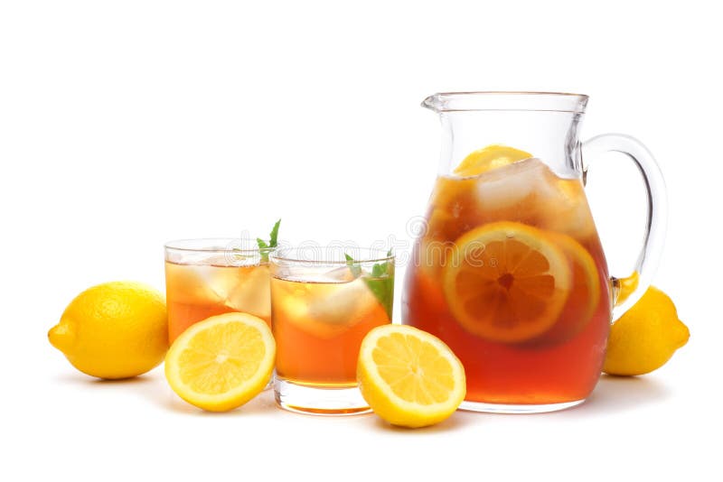 Iced tea in a pitcher Stock Photo by ©maxsol7 98989350