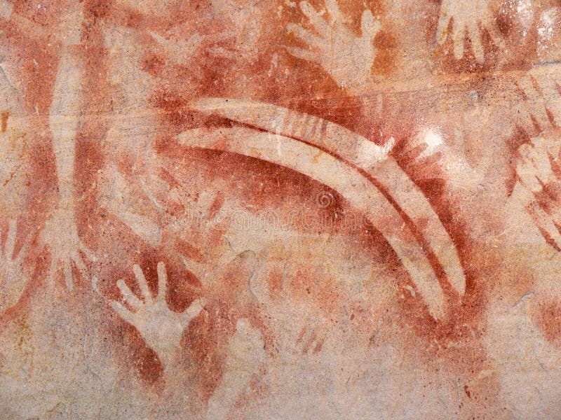 Pittura aborigena della roccia Pittura aborigena della roccia