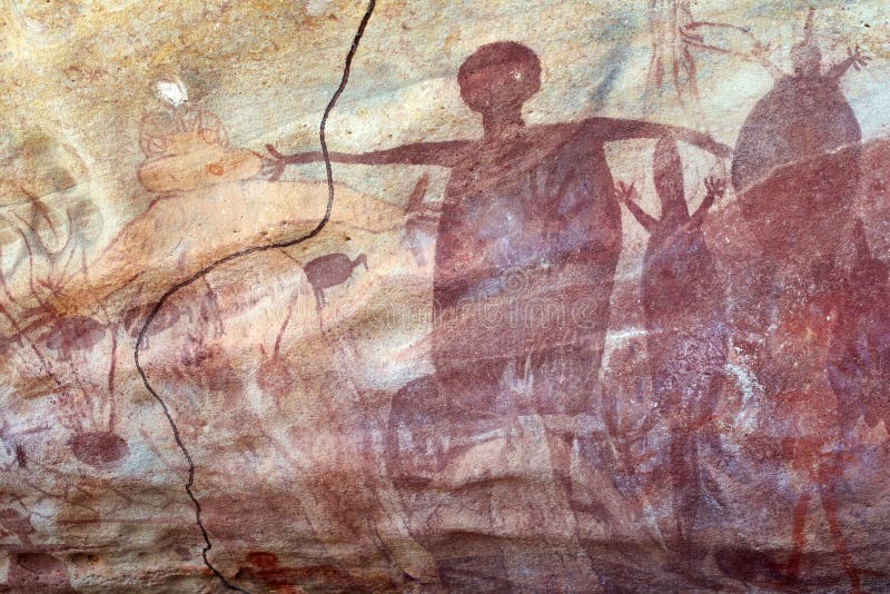 Pittura aborigena della roccia