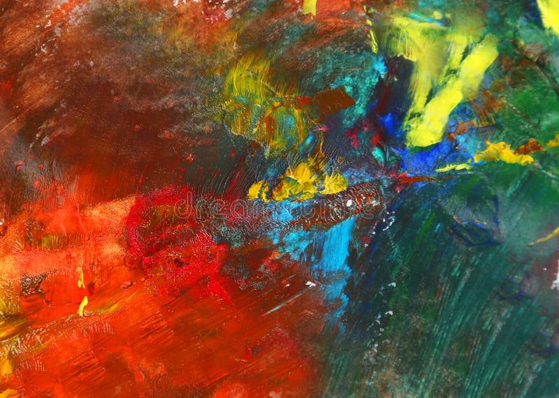 Pittura ad olio illustrazione vettoriale Pittura ad olio illustrazione vettoriale