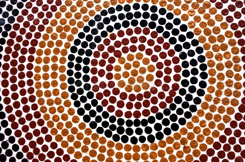 Pittura australiana indigena del punto di arte