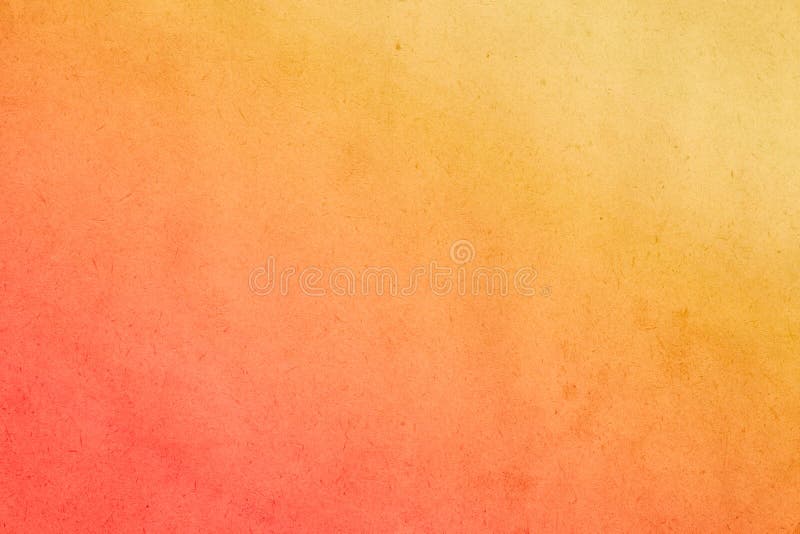 Pittura calda arancio dell'acquerello di pendenza di estate su vecchia carta