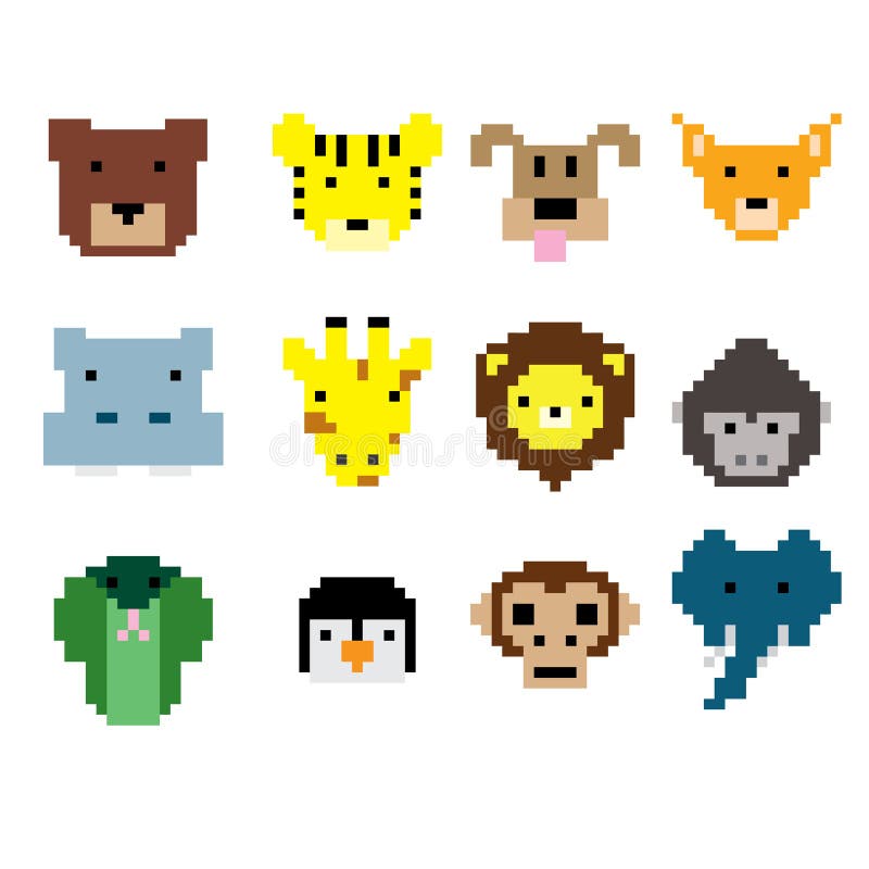 Pixel Art Bear  Pixel art, Pixel art design, Easy pixel art