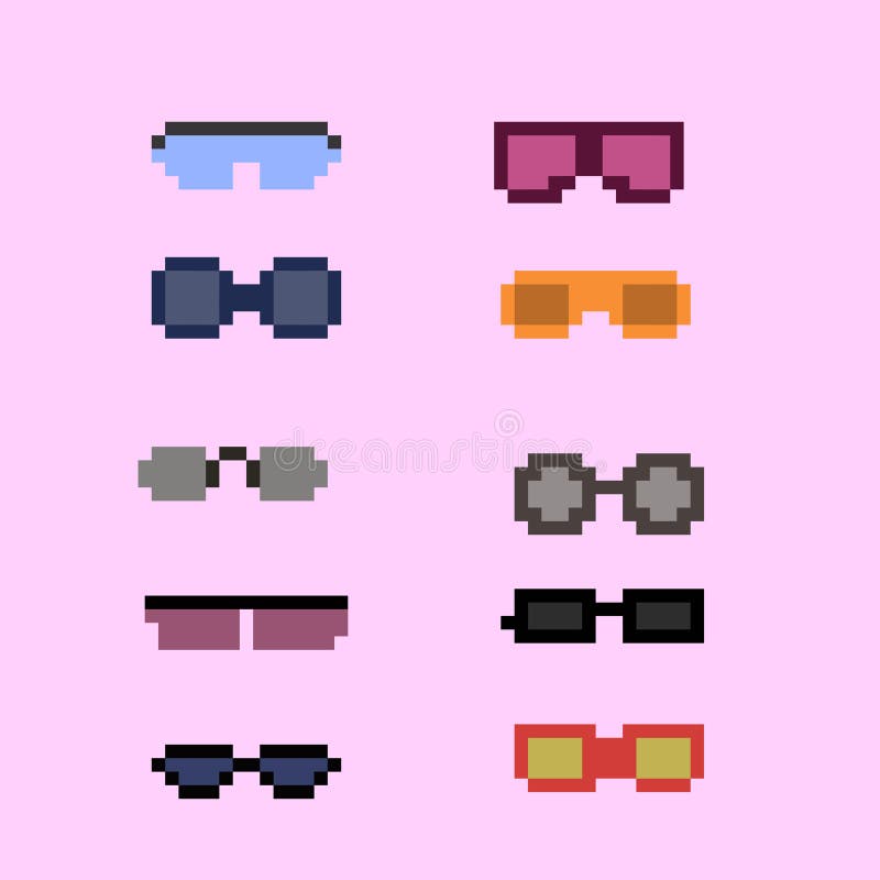 Pixelated Glasses Stock Illustrations – 163 Pixelated Glasses Stock ...