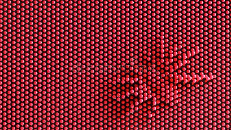 Pixel art - dangerous spider. Lots of red pixel details. Symbolic abstract background or backdrop. Optical illusion. Aspect ratio