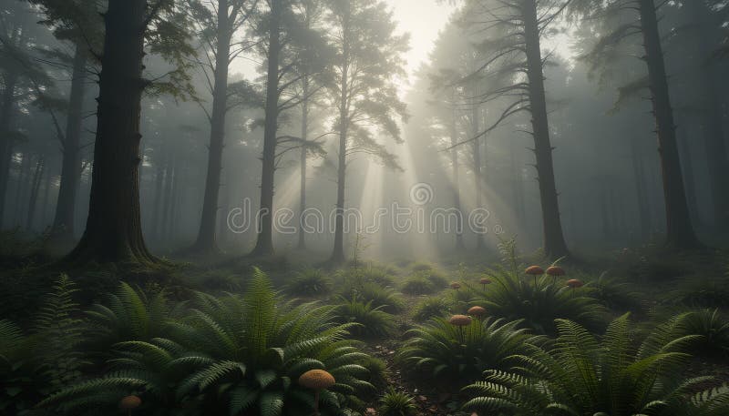 Misty Vistas Ferns and Toadstools Misty Vistas Ferns and Toadstools