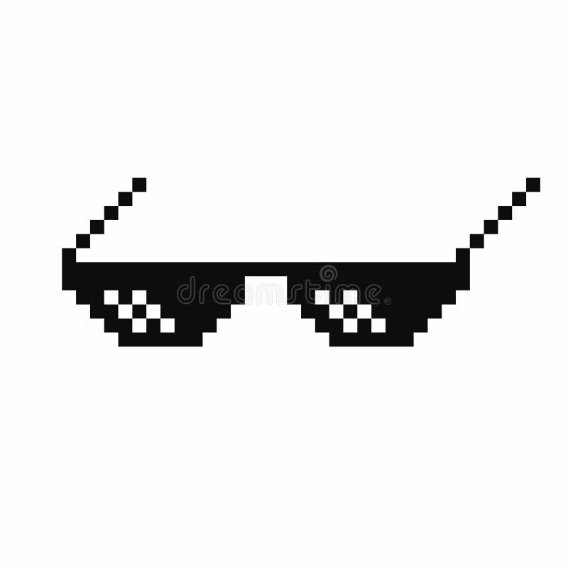 i am da one pixle glasses