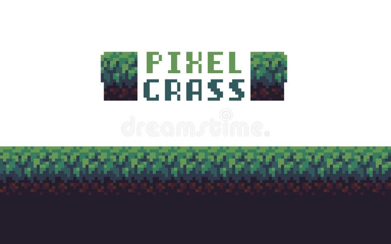 Grass Pixel Art