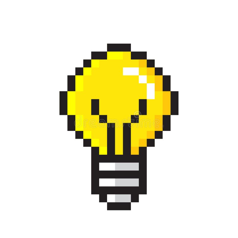 Pixel Art Light Bulb Stock Illustrations – Pixel Art Light Bulb Stock Illustrations, Vectors & Clipart - Dreamstime