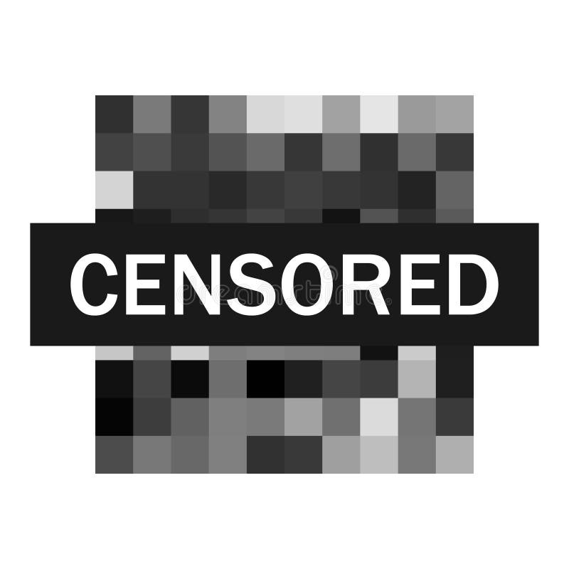 Pixel Censored Icon Stock Illustration Illustration Of Censor