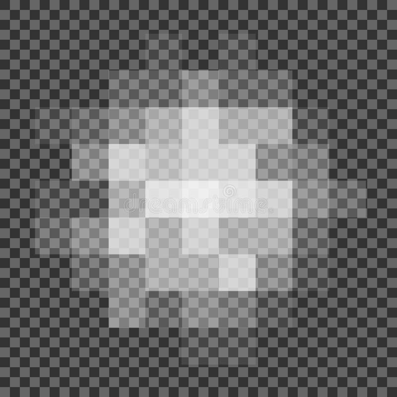 Pixel censored signs for design. Censorship rectangle texture. Black censor bar on a transparent background â€“ vector