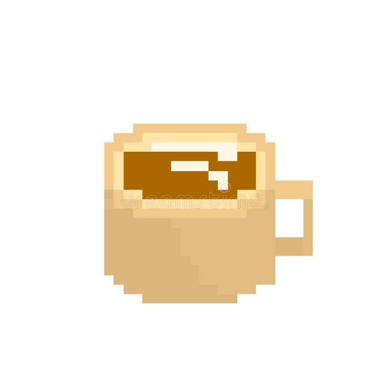 Pixel Coffee Stock Illustrations 2,951 Pixel Coffee Stock