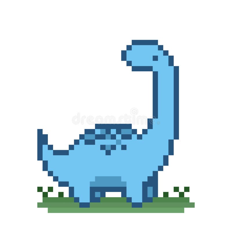 Pixel dinosaur error icon game browser offline Vector Image